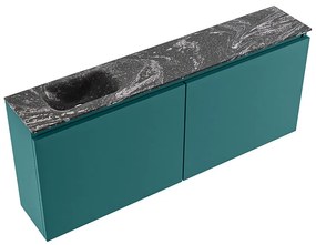 Mondiaz Ture DLux toiletmeubel 120cm smag met wastafel lava links zonder kraangat