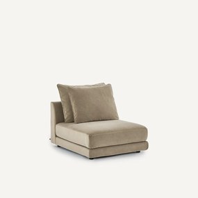 Modulaire bank in stonewashed fluweel, TIBERIO
