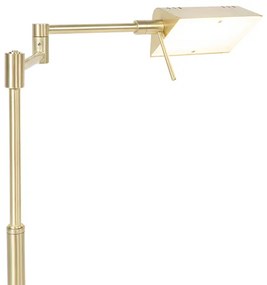 Design tafellamp goud incl. LED met touch dimmer - Notia Modern Binnenverlichting Lamp