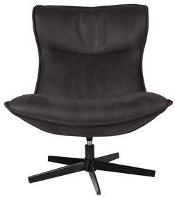 Draai Fauteuil Met Hoge Rug Antraciet