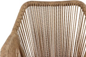 Barstoel Aluminium/rope Taupe-naturel-bruin De Laan Marbella