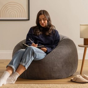 Cloudy Zitzak Corduroy - Grijs