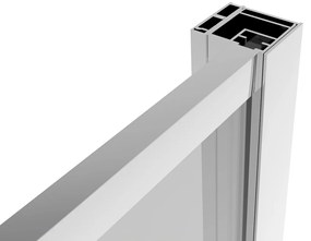 Badstuber Otile douchewand 80cm chroom