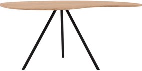 Goossens Salontafel Saya organisch, hout eiken blank, modern design, 79 x 36 x 61 cm
