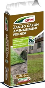 DCM gazonmeststof 20 kg voor 400m² - Aanleg gazon (incl. bodemverbeteraar)
