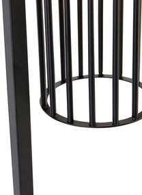 Smart Moderne tafellamp met dimmer zwart incl. Wifi ST64 - Balenco Wazo Modern E27 Binnenverlichting Lamp