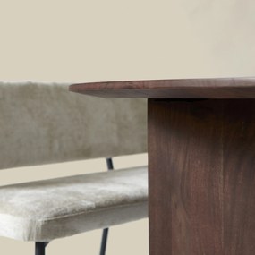 Organische Tafel Walnoot Bruin 180 Cm - 180 X 90cm.
