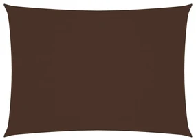 vidaXL Zonnescherm rechthoekig 3,5x5 m oxford stof bruin