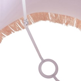 Zijden lampenkap roze 45/30/44 - Granny