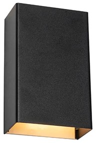 Moderne wandlamp zwart 2-lichts - Otan S