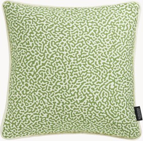 Handgemaakte kussenhoes Coral Green