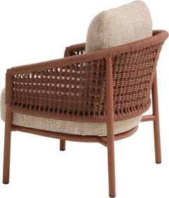 4 Seasons Outdoor Cala low dining tuinstoel Spicy Tuinstoel   beige weerbestendig