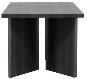 Jörn Eettafel - Bas - Fineer Wood Look - Zwart - 180x90 cm - Jorn