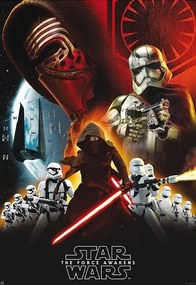 Poster Star Wars - Groupe First Order, (68 x 98 cm)