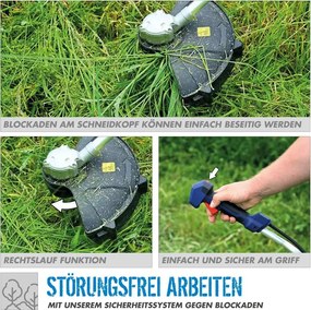 Güde FS 36-302-30 Accu Bosmaaier - 18V E³  Inclusief (2x)Accu &amp; lader