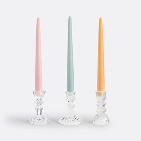 Kandelaar in glas H11 cm, Carsa