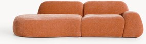 Modulaire teddy chaise longue Wolke (3-zits)