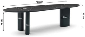 Tuinset 8 personen 300 cm Aluminium/rope Grijs Santika Furniture Santika