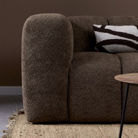 Design Bank Bruin Hoek Rechts
