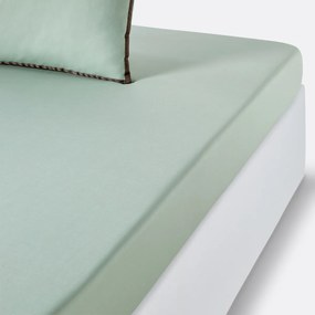 Hoeslaken in perkalkatoen, omslag 30 cm