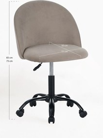 Black Vint Office Stoel