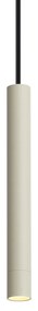 Moderne hanglamp beige met zwart voor railsysteem 1-fase - Iconic Frini