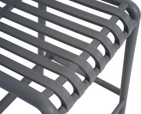 Barstoel Kunststof Grijs-antraciet Domani Furniture Alba  antracite