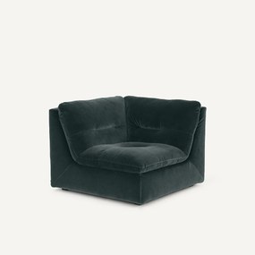 Modulaire 90° hoek in fluweel, GIULIANO