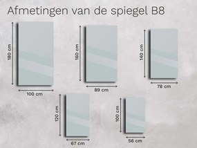Spiegel met lijst B8