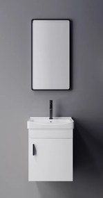 Badstuber Alpha wit wastafelmeubel 50cm met spiegel