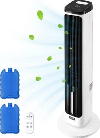 VEVOR torenventilator, 7,1 m/s snelheid, stille staande ventilator, 70° oscillerende ventilatoren met 9 snelheden, 4 standen, 24-uurs timer, afstandsbediening, voor slaapkamer, kantoor en thuis