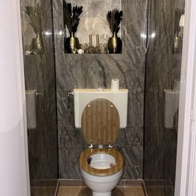 PVC Marmer Wandpaneel Onyx Glans Light 260x122x0,3cm