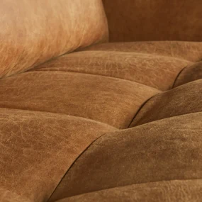 BePureHome Rodeo Classic 3-zits Bank Ecoleer Cognac