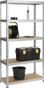 Practo Home heavy duty 849 galva - Opbergrek hout/galva - 45x90x180cm