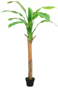 vidaXL Kunstboom met pot banaan 180 cm groen