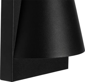 Industriële buiten wandlamp zwart IP44 - Femke