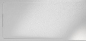 Acquabella Halo Douchevloer Slate 90x120x3 cm Blanco