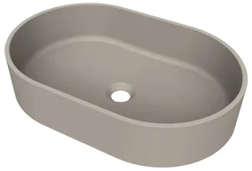 Arcqua Case waskom - ovaal - 55x36cm - mat klei WAS857356