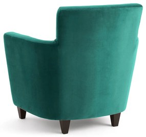 Fluwelen club fauteuil Mathesson