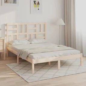 vidaXL Bedframe massief hout 150x200 cm 5FT King Size