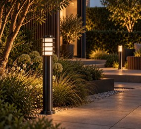 Soll 2 Tuinlamp Zwart 65cm Tuinverlichting Zwart E27