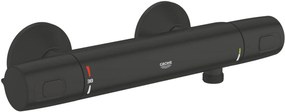 Grohe QuickFix Precision Trend douche-thermostaatkraan mat zwart