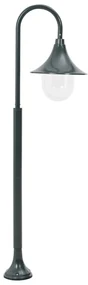 vidaXL Paalverlichting tuin E27 120 cm aluminium donkergroen