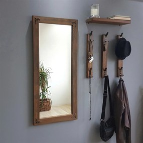 Wandspiegel Ford met kapstokken | Hannah Home