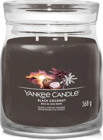 Yankee Candle geurkaars - Black Coconut - Signature Medium Jar