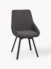 Draaibare gestoffeerde stoelen Alison, 2 stuks