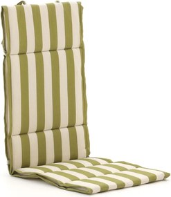 + 15% kassakorting | Dunne tuinkussen | Groen | Katoen/Polyester | Madison | 125x50cm | Kees Smit Tuinmeubelen