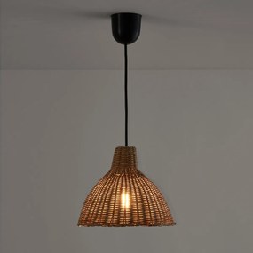 Hanglamp / handlamp in rotanØ22 cm, Alaya