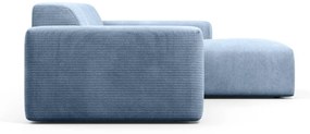 Hoekbank Nina rechts ribstof | NADUVI Collection
