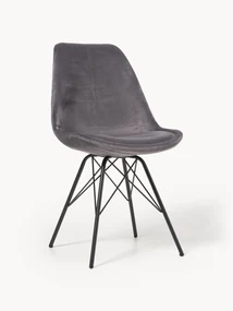 Fluwelen stoelen Eris, 2 stuks